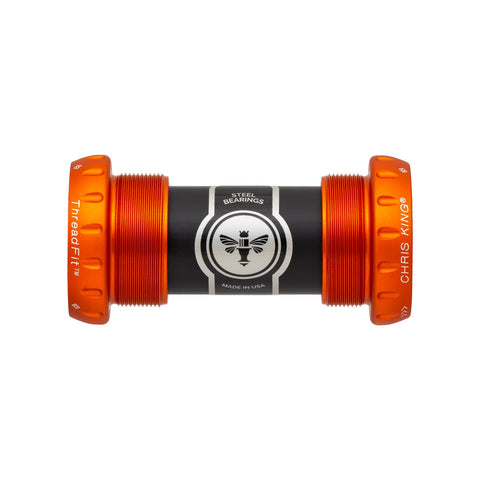 Chris King ThreadFit 24 Bottom Bracket Matte Mango / 68-73mm - Ceramic Bearings
