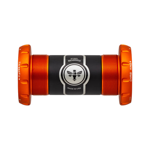 Chris King ThreadFit 30 Bottom Bracket Matte Mango / 68-73mm - Steel Bearings