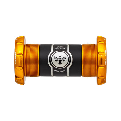Chris King ThreadFit 30 Bottom Bracket Gold / 68-73mm - Steel Bearings