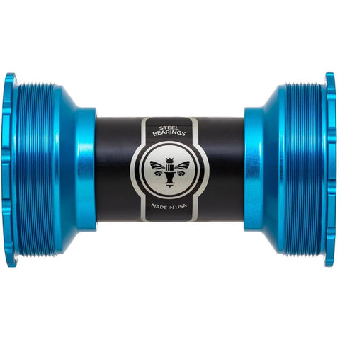 Chris King ThreadFit T47 24i Bottom Bracket Matte Turquoise / 86-92mm - Ceramic Bearings