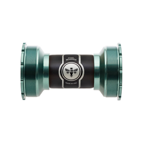 Chris King ThreadFit T47 24i Bottom Bracket Matte Jade / 86-92mm - Steel Bearings