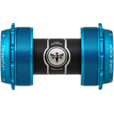 Chris King ThreadFit T47 24x Bottom Bracket Matte Turquoise / 68-73mm - Ceramic Bearings