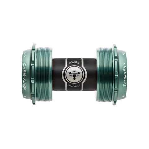 Chris King ThreadFit T47 24x Bottom Bracket Matte Jade / 68-73mm - Steel Bearings