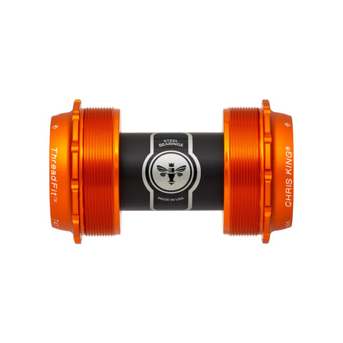 Chris King ThreadFit T47 24x Bottom Bracket Matte Mango / 68-73mm - Ceramic Bearings