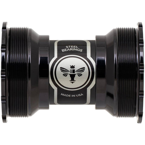 Chris King ThreadFit T47 30i Bottom Bracket Black / 30 Spindle 68-92mm / 24 Spindle 68-73mm - Steel Bearings