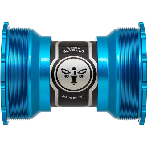 Chris King ThreadFit T47 30i Bottom Bracket Matte Turquoise / 30 Spindle 68-92mm / 24 Spindle 68-73mm - Ceramic Bearings