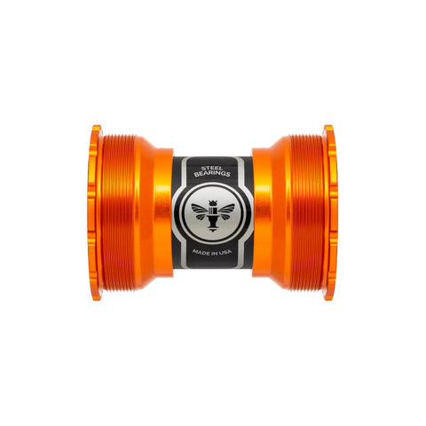 Chris King ThreadFit T47 30i Bottom Bracket Matte Mango / 30 Spindle 68-92mm / 24 Spindle 68-73mm - Ceramic Bearings