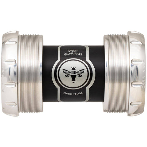 Chris King ThreadFit T47 30x Bottom Bracket Silver / 68-73mm - Steel Bearings