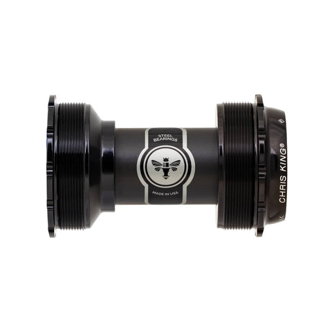 Chris King ThreadFitâ¢ T47A 24 Bottom Bracket Black / 68-73mm - Steel Bearings