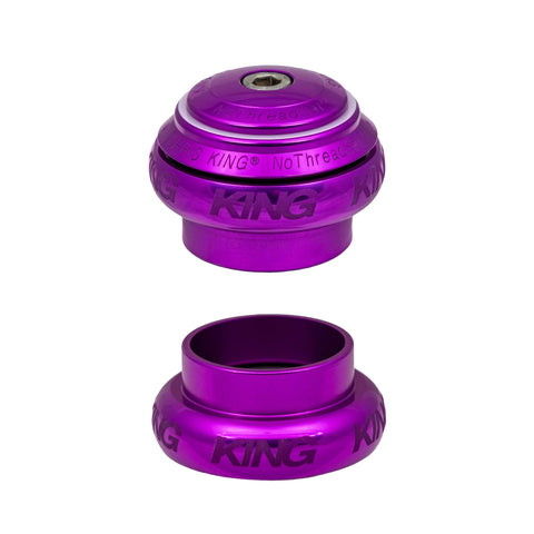 Chris King NoThreadSet Headset 3D Violet / 1-1/8 Inch