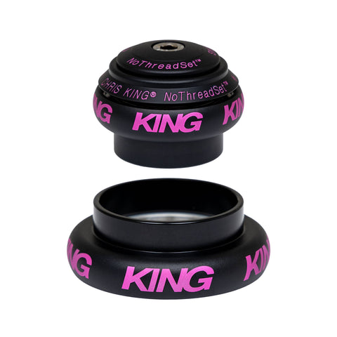 Chris King NoThreadSet Tapered EC34/EC44 Headset Two Tone Black Punch / 1-1/2 Inch