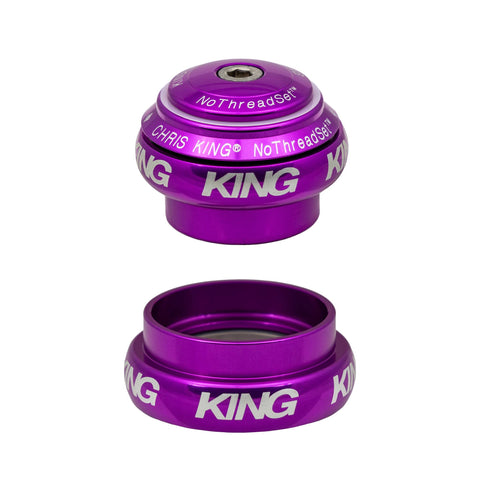 Chris King NoThreadSet Tapered EC34/EC44 Headset 3D Violet / 1-1/4 inch