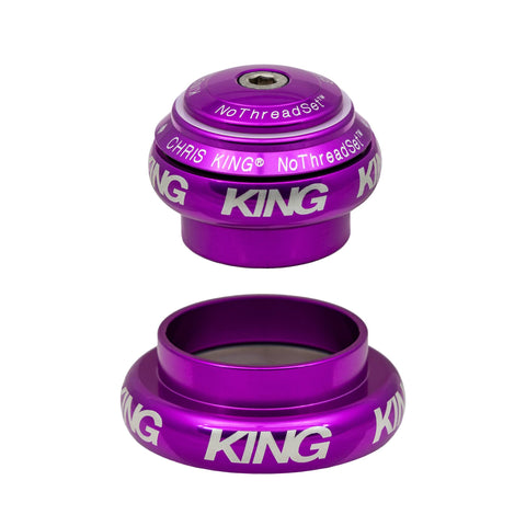 Chris King NoThreadSet Tapered EC34/EC44 Headset 3D Violet / 1-1/2 inch