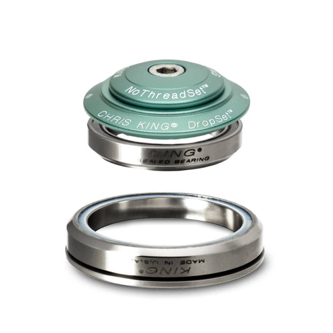 Chris King Dropset 5 42/52 Headset Matte Jade / 1-1/8 Inch - 1-1/2 Inch