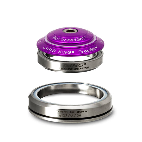 Chris King Dropset 5 42/52 Headset 3D Violet / 1-1/8 inch - 1-1/2 inch