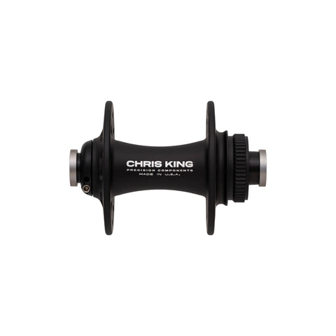 Chris King Road R45D Front Hub - 100x12mm Matte Black / 24H - Ceramic Bearings