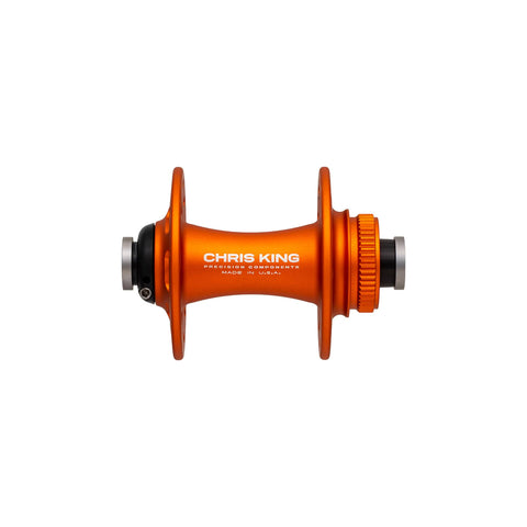 Chris King Road R45D Front Hub - 100x12mm Matte Mango / 24H - Steel Bearings