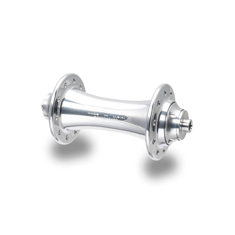 Chris King Road R45 Front Hub - 100mm QR Silver / 32H - Steel Bearings