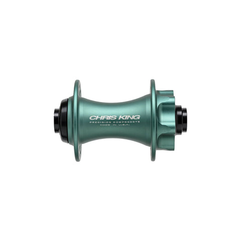 Chris King MTB Boost 6 Bolt Front Hub - 110x15mm Matte Jade / 28H - Steel Bearings