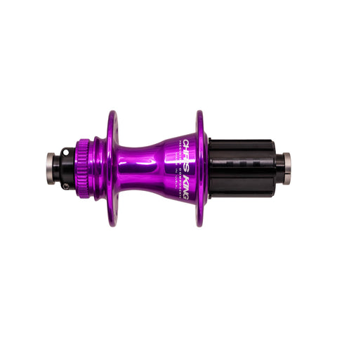 Chris King Road R45D Rear Hub - 142x12mm - Shimano 3D Violet / 28H - Steel Bearings