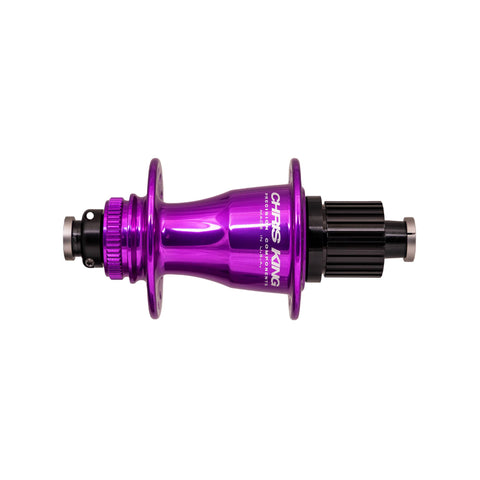 Chris King MTB Boost Centerlock Rear Hub - 148x12mm - XD 3D Violet / 24H - Steel Bearings