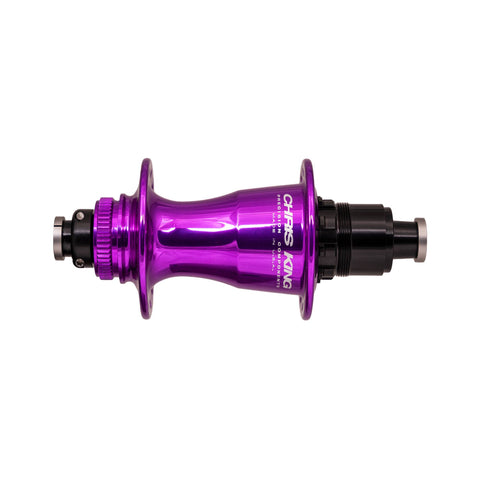 Chris King MTB Superboost Centrelock Rear Hub - 157x12mm - Shimano 3D Violet / 28H - Steel Bearings