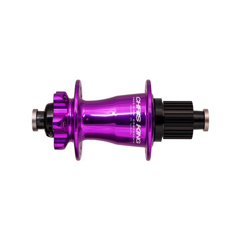 Chris King MTB Boost 6-Bolt Rear Hub - 148x12mm - Micro Spline 3D Violet / 32H - Steel Bearings