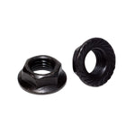 Cotterless Axle Nuts Std. threaded type. 14mm Hex head.