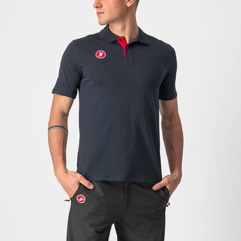 Castelli Race Day Polo Shirt Black / M