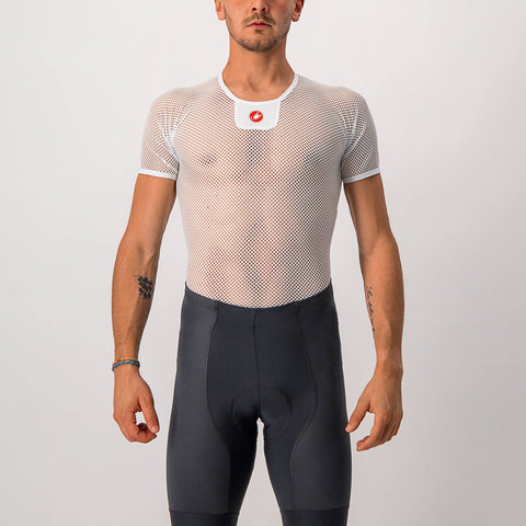 Castelli Core Mesh 3 Short Sleeve Base Layer White / 2XL