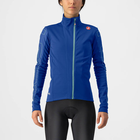 Castelli Transition Women's Jacket Sodalite Blue/Sterling Blue / S