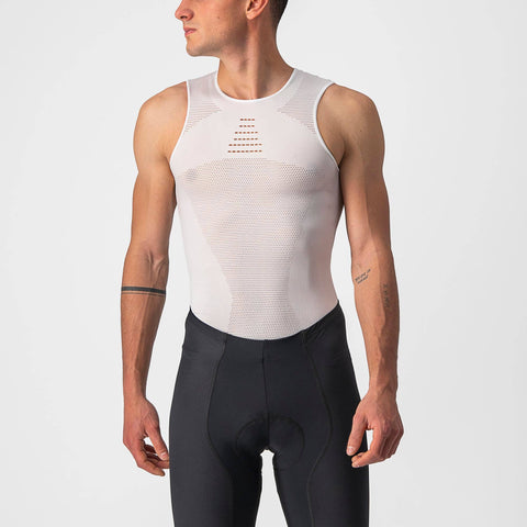Castelli Core Seamless Sleeveless Base Layer White / S/M