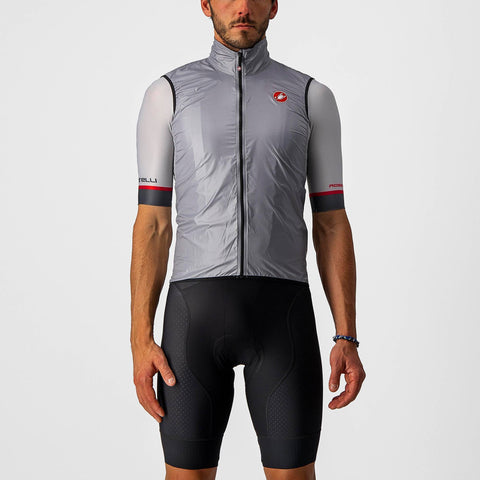 Castelli Aria Vest Silver Grey / XL