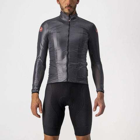 Castelli Aria Shell Jacket Dark Grey / L