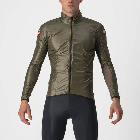 Castelli Aria Shell Jacket Moss Brown / M