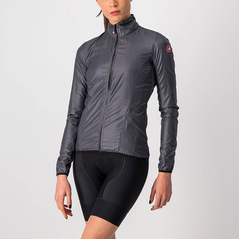 Castelli Aria Shell Women's Jacket Dark Grey / L