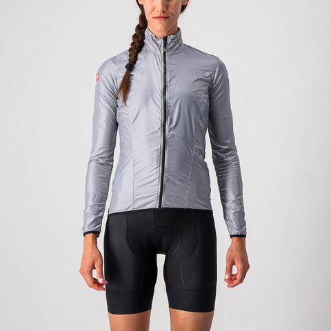 Castelli Aria Shell Women's Jacket Silver Grey / M