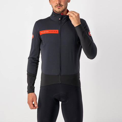 Castelli Beta RoS Jacket Light Black/Red / M