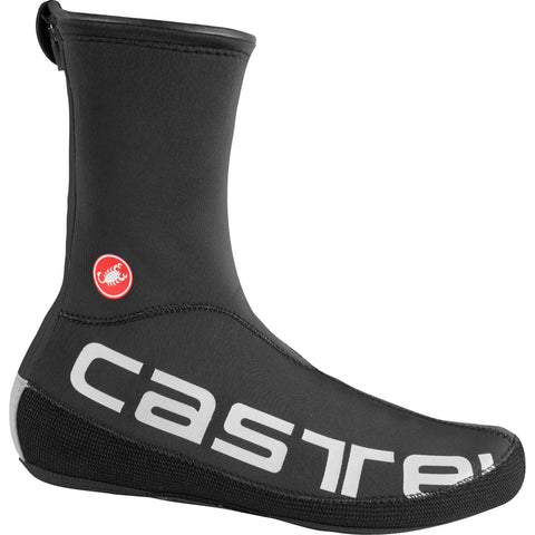 Castelli Diluvio UL Shoe Covers Black/Silver Reflex / S/M
