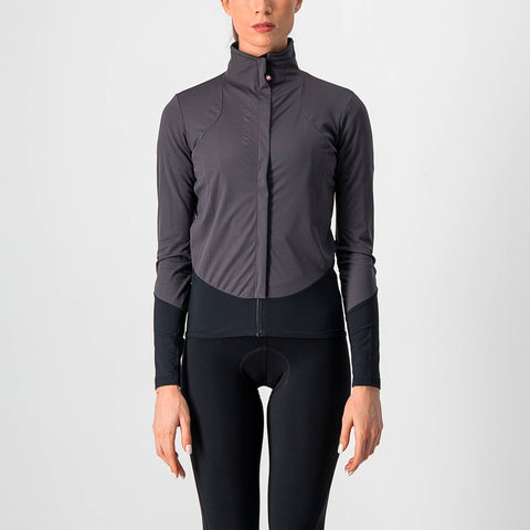 Castelli Beta RoS Women's Jacket Dark Grey/Black / S