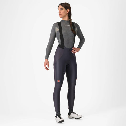 Castelli Sorpasso RoS Women's Bib Tights Dark Grey / S