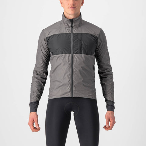 Castelli Unlimited Puffy Jacket Nickel Grey/Dark Grey / XS
