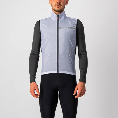 Castelli Squadra Stretch Vest Silver Grey/Dark Grey / XS