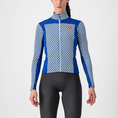 Castelli Sfida 2 Women's Long Sleeve Jersey Sodalite Blue/Sterling Blue / S