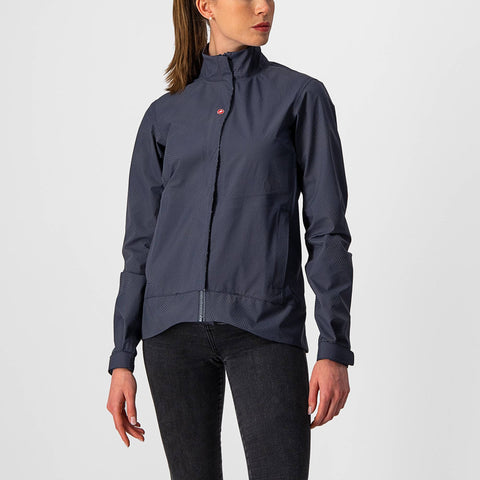 Castelli Commuter Reflex Women's Jacket Dark Steel Blue / XS