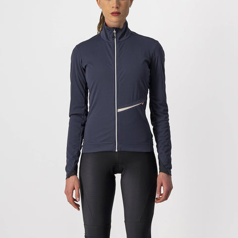 Castelli Go Women's Jacket Dark Steel Blue/Soft Pink / XL