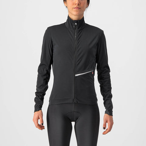 Castelli Go Women's Jacket Light Black/White / M