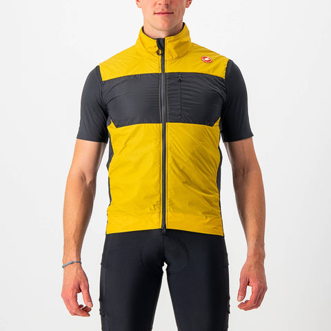 Castelli Unlimited Puffy Vest Goldenrod/Dark Grey / 3XL