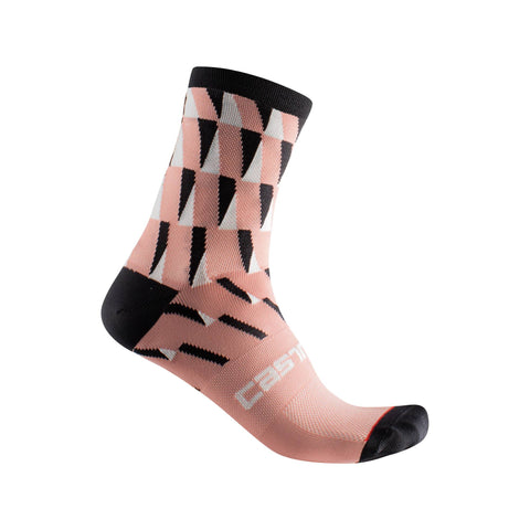 Castelli Pendio 12 Women's Socks Blush/Black/Ivory / S/M