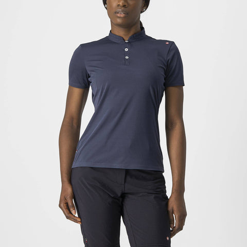 Castelli Tech 2 Women's Polo Shirt Savile Blue / XS